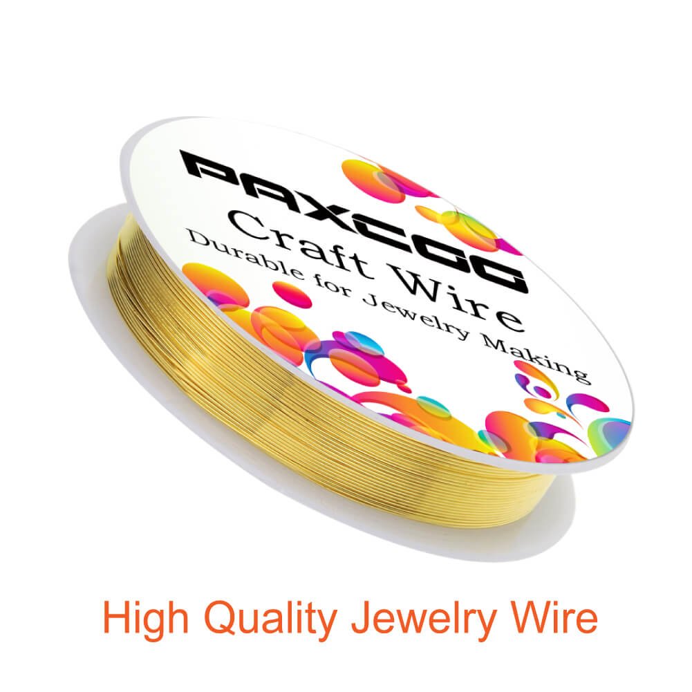 PAXCOO CW-02 Jewelry Beading Wire Copper 6 Pack