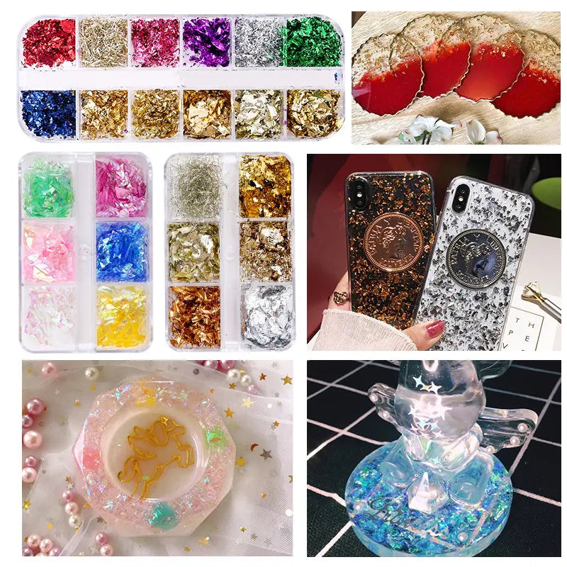 Resin Accessories Decorations For Jewelry Making Craft Slime Filler Nail Art