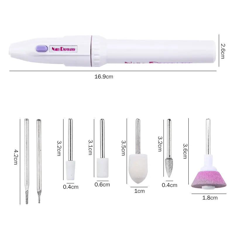 Drill  with 7 Drill Accessories For Epoxy Resin Jewelry Making