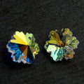 Quality Top Drilled Crystal AB Pendant Style Snowflake For Jewelry Making Necklaces Earrings 28 Pieces 14mm