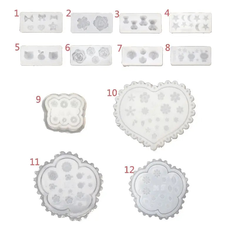 3D Flower Star Moon Mold Resin And Other Choices Listed