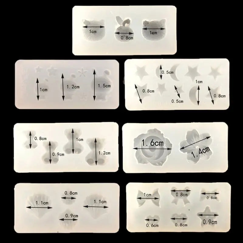 3D Flower Star Moon Mold Resin And Other Choices Listed
