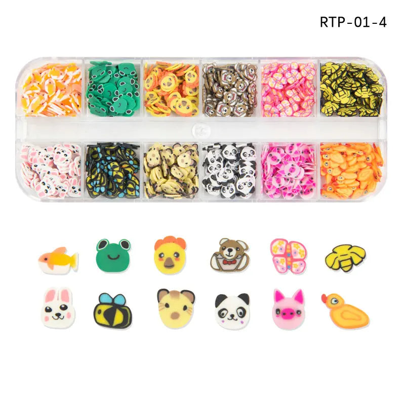 Resin Accessories Decorations For Jewelry Making Craft Slime Filler Nail Art