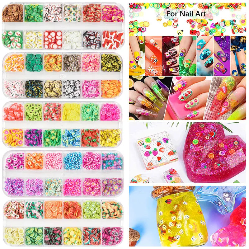 Resin Accessories Decorations For Jewelry Making Craft Slime Filler Nail Art