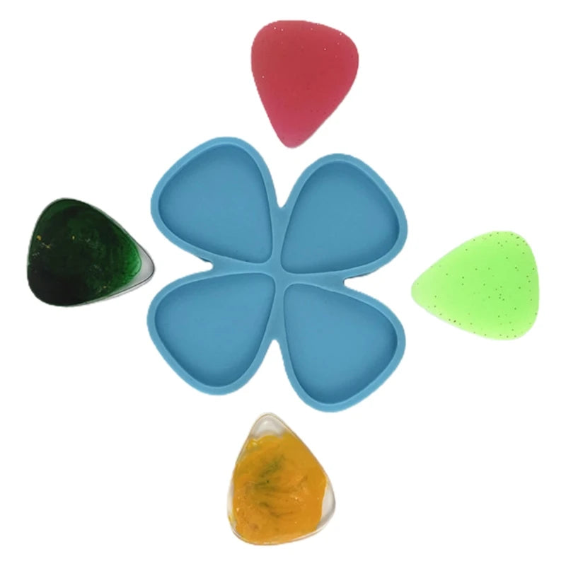 Guitar Pick Earrings  Pendant Keychain Resin Mold