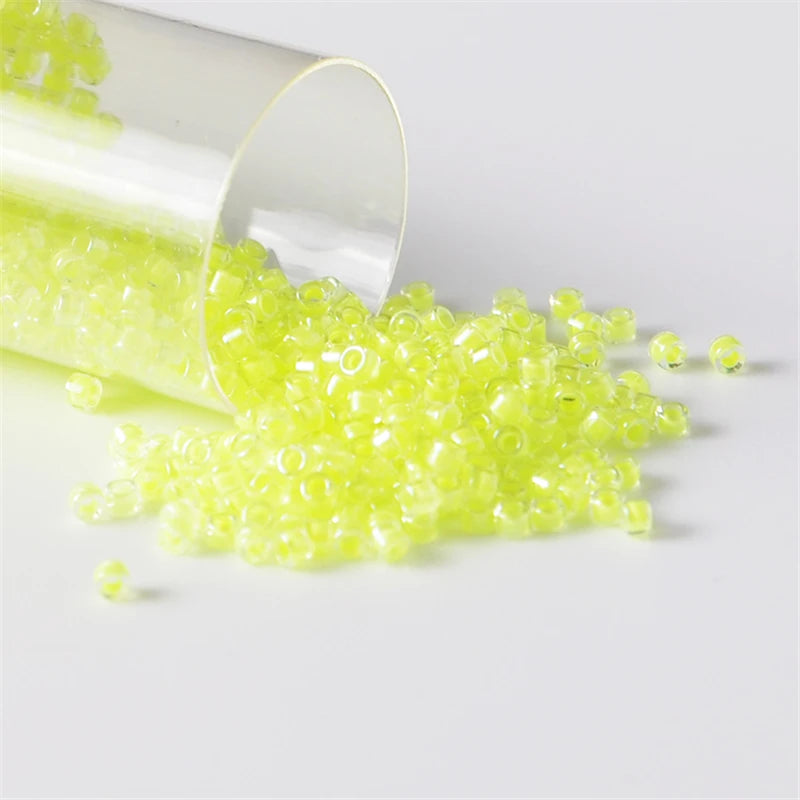 Japan Miyuki Delica Beads Luster Color 11/0  for Making Necklaces, Bracelet, or Bead Weaving 1.6mm About 2000 Beads