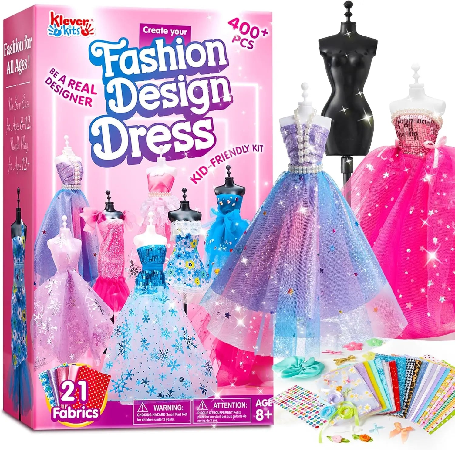 A Future Designer's Dream!  400+PCS Fashion Design Kit