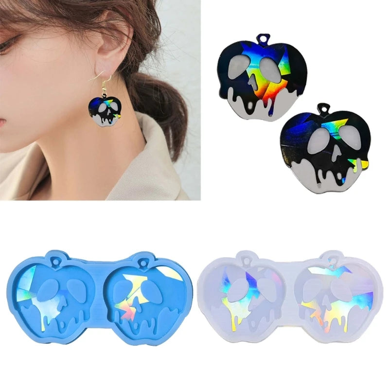 Holographic Keyring Earring Pendant  Resin Mold