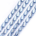 Faceted Glass Twisted Beads AB Color  Jewelry Bracelet Necklace Earring Making 2 Sizes