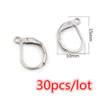 Stainless Steel Earrings Ear Wires  Jewelry Making Findings  30-100 Pieces