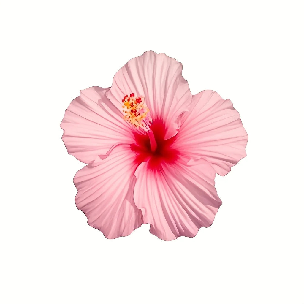 4-Piece Hibiscus Flower Silicone Mold Set | For Decoration, Soap Making, Scented Candle Making, Clay Resin Casting - Tools, Pendant Molds
