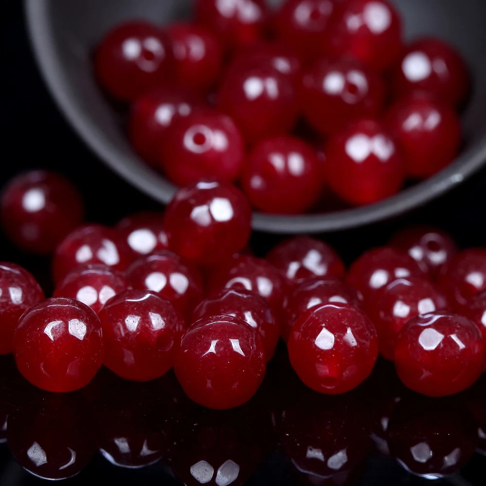Natural Round  Stone Beads For Jewelry Making