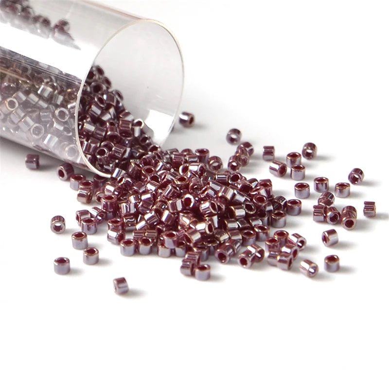 Japan Miyuki Delica Beads Luster Color 11/0  for Making Necklaces, Bracelet, or Bead Weaving 1.6mm About 2000 Beads
