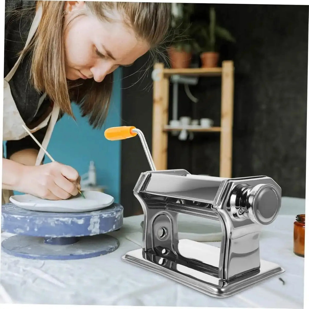 Polymer Clay Press Machine, Craft Clay Mixer Ergonomic Clay Roller Tool