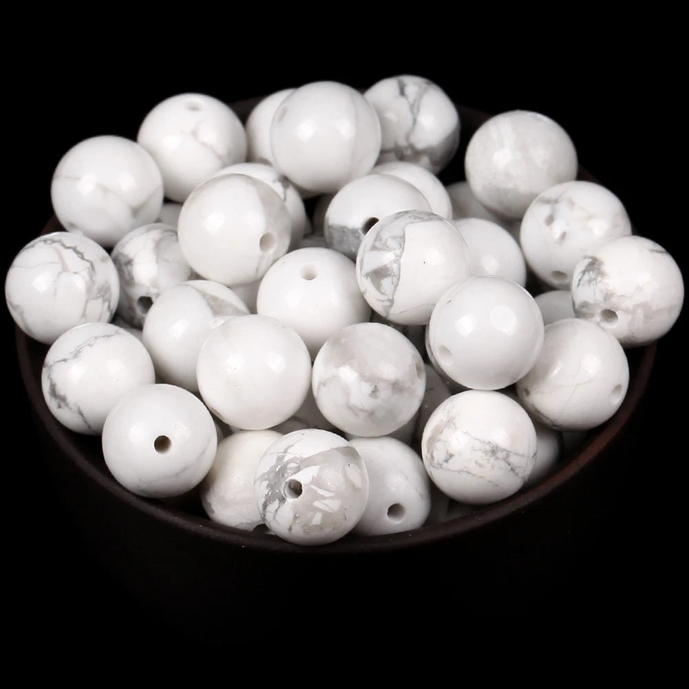 Natural Round  Stone Beads For Jewelry Making