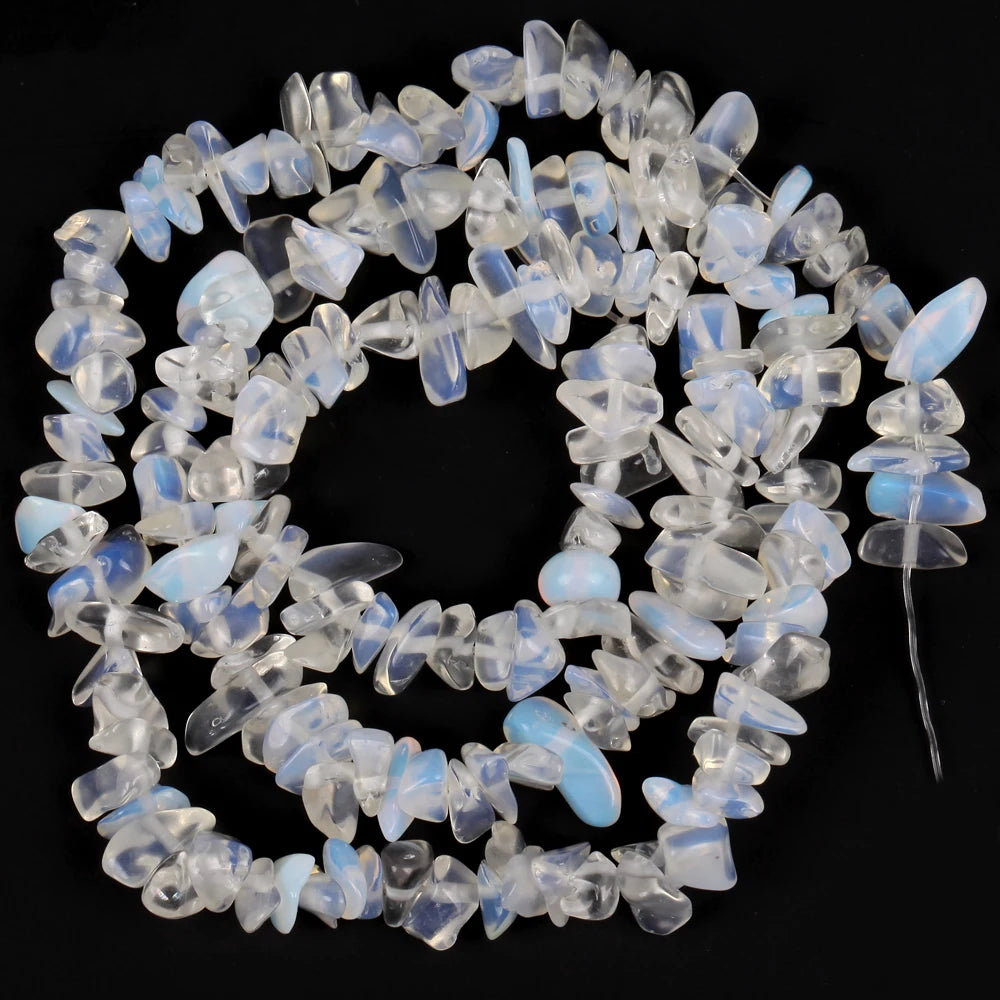 Natural Stone Chips Beads, Necklaces Bracelets  15'' Strand