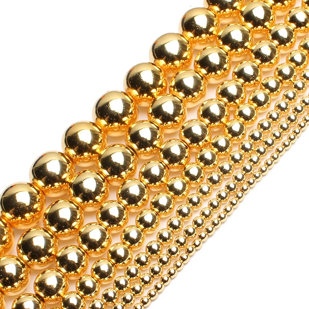 AAA  Hematite Stone Beads Round  For Jewelry Making  Bracelets, Necklaces,   2/3/4/6/8/10/12MM 15"Strand