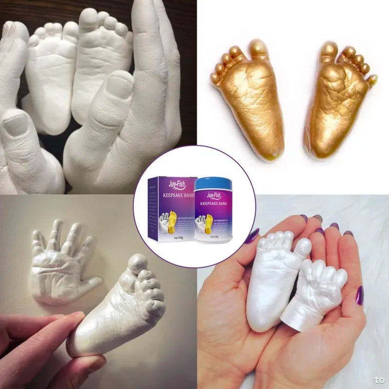 Baby 3D Hand Mold Powder - Children's Full Moon Hundred Days Footprint