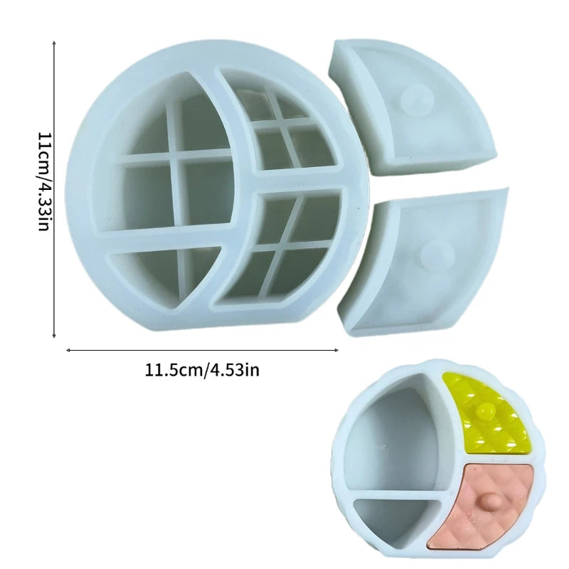 Resin Molds Cat Ears 3D Twisted Trinket Drawer