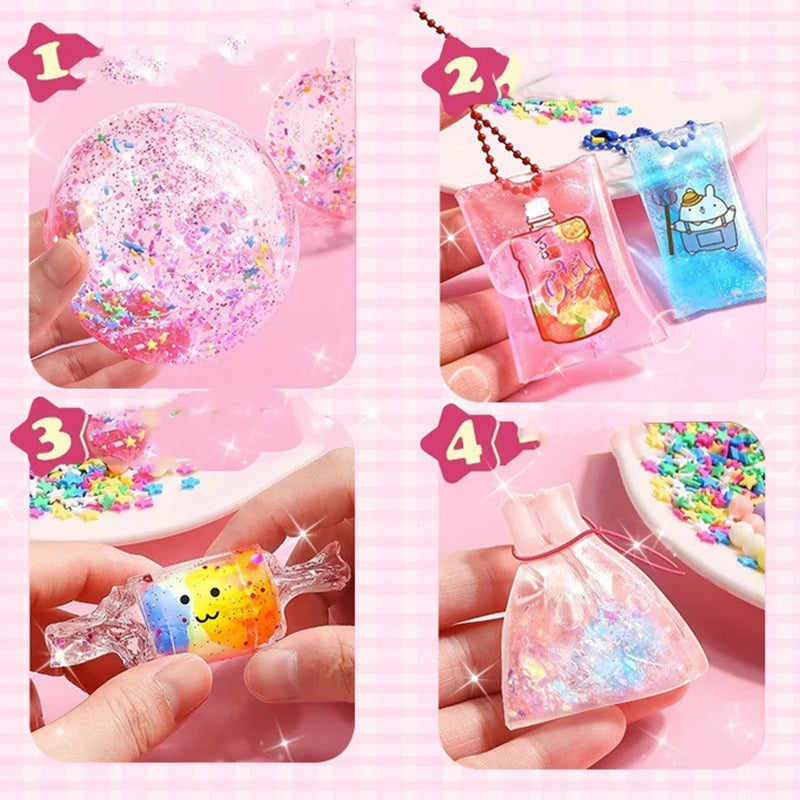 Nano Glue DIY Blow Bubble Nano Tape Nano Glue Double Sided Tape Nano Tape Sticky Ball Tape DIY Crafts Tape Toys Kids