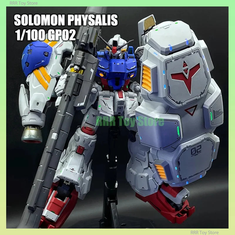 Made in Japan SOLOMON PHYSALIS MG 1/100 Assembly Model Kit GP02 Sour Berry Multi-layer Skeleton Action Figure Robot