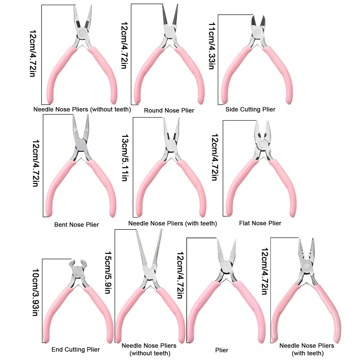 Jewelry Making & Repairing Anti-slip Plier Tools