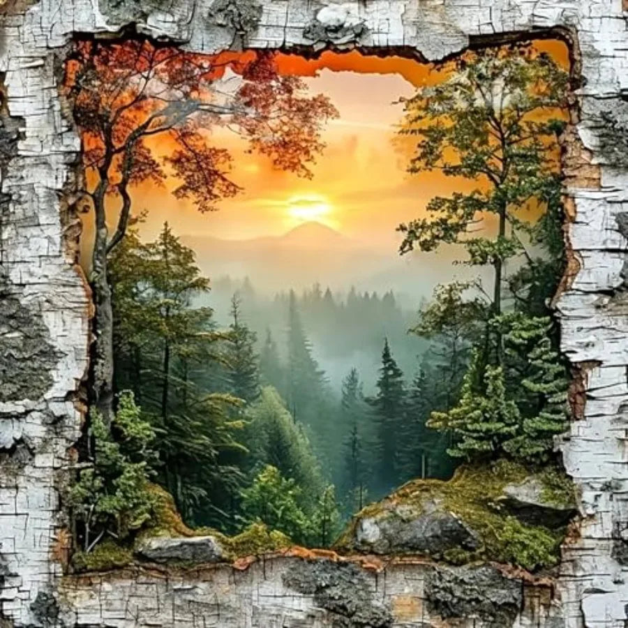 Landscape Scenery Diamond Art Kits for Adults & Beginners, 5D, No Frame