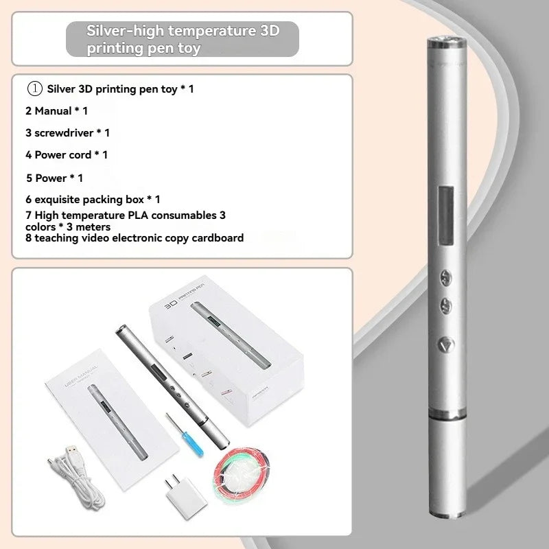 New RP900A 3d Slimmest Pen Kit  OLED Screen+6-Speed Speed Regulation, Professional Operation More Precise