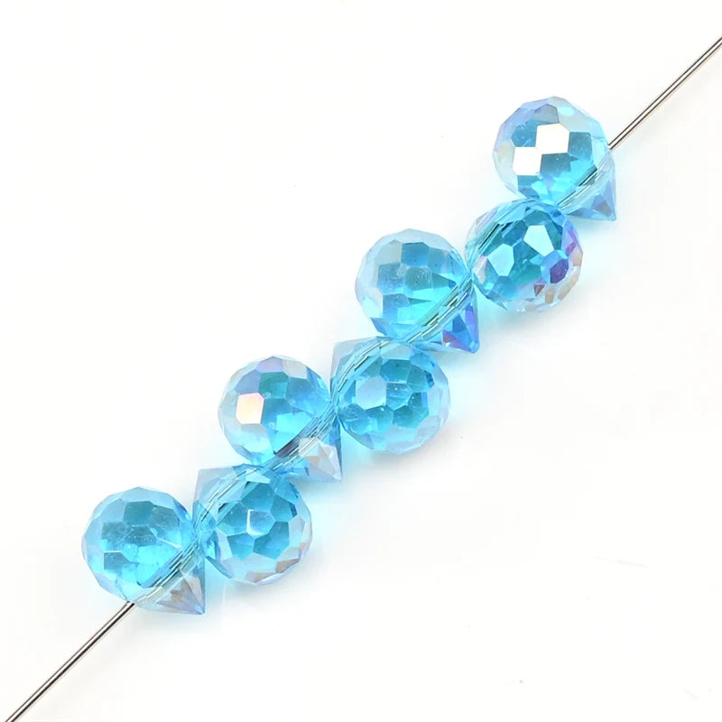 Beautiful Colors Czech Crystal Waterdrop Beads Faceted  for Jewelry Making 10x8mm 20 Pieces