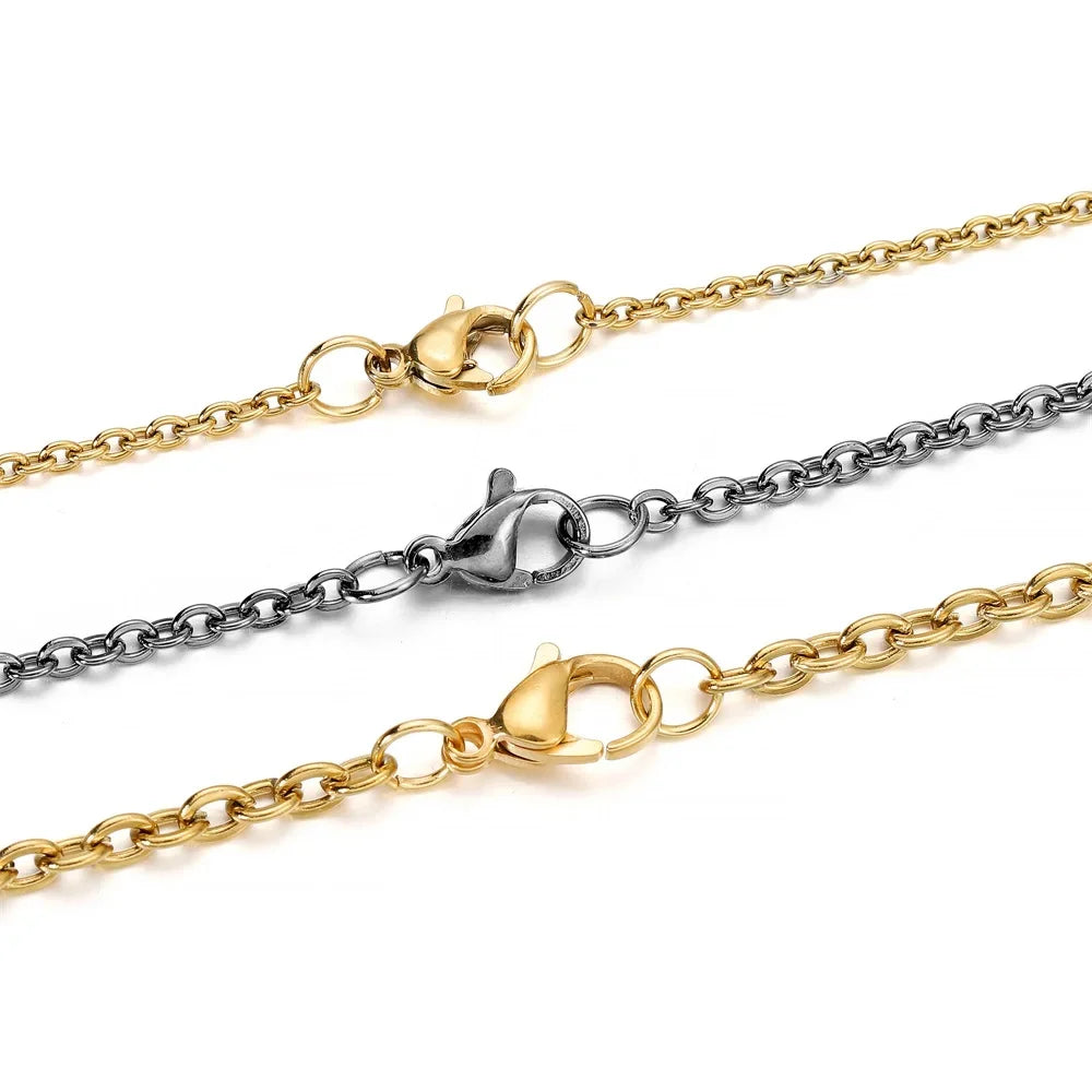 Stainless Steel Lobster Claw Clasps Jump Rings For  Necklaces Bracelets Jewelry Findings Making Supplies 30Pcs
