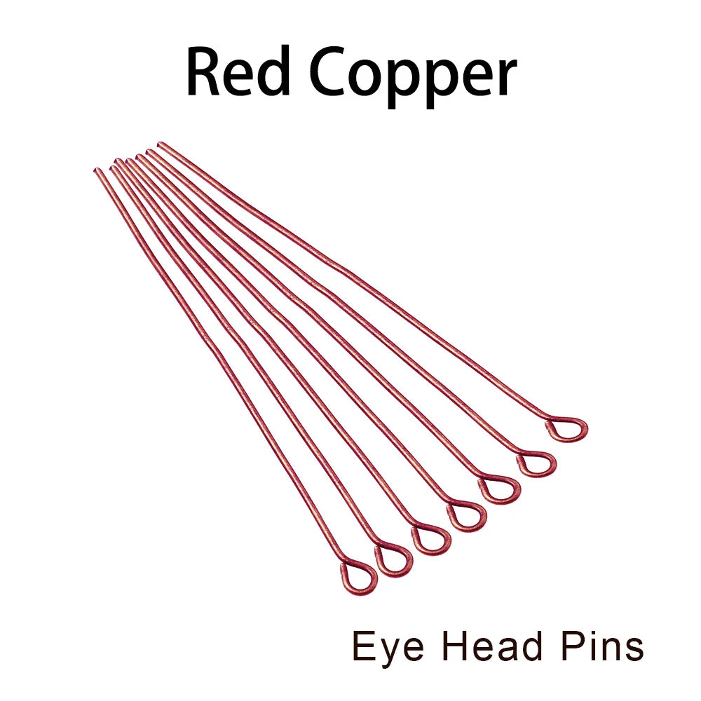 Eye & Head Pin Gold Plated Ball Head Pins for Jewelry  Making 100-200 Pieces