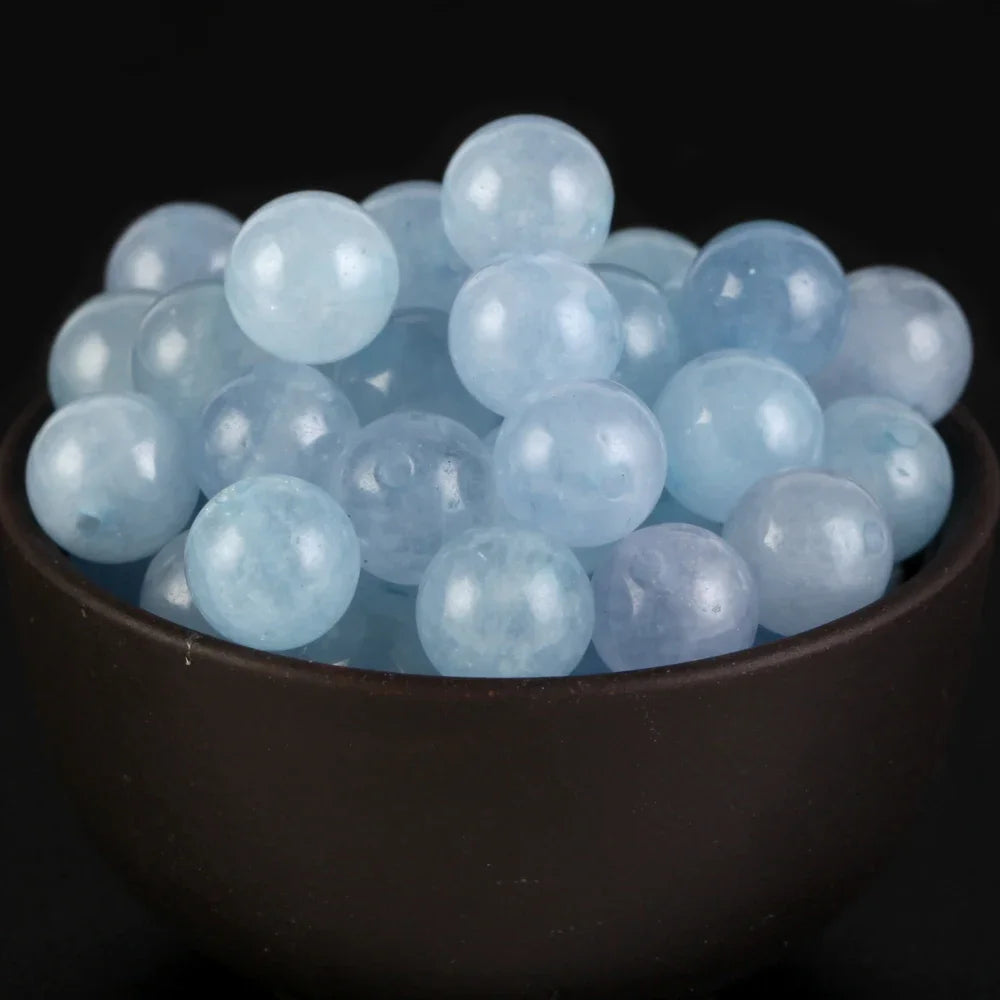 Natural Round  Stone Beads For Jewelry Making