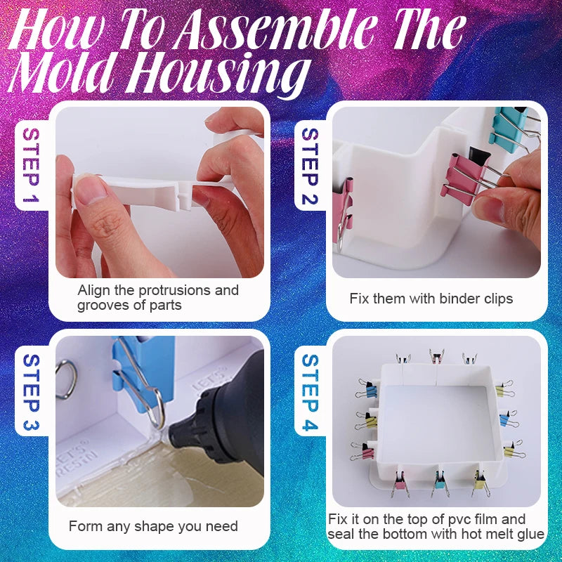 Silicone Mold Making Kit Fast Cure Mold Making Silicone Rubber Platinum Casting Resin Molds
