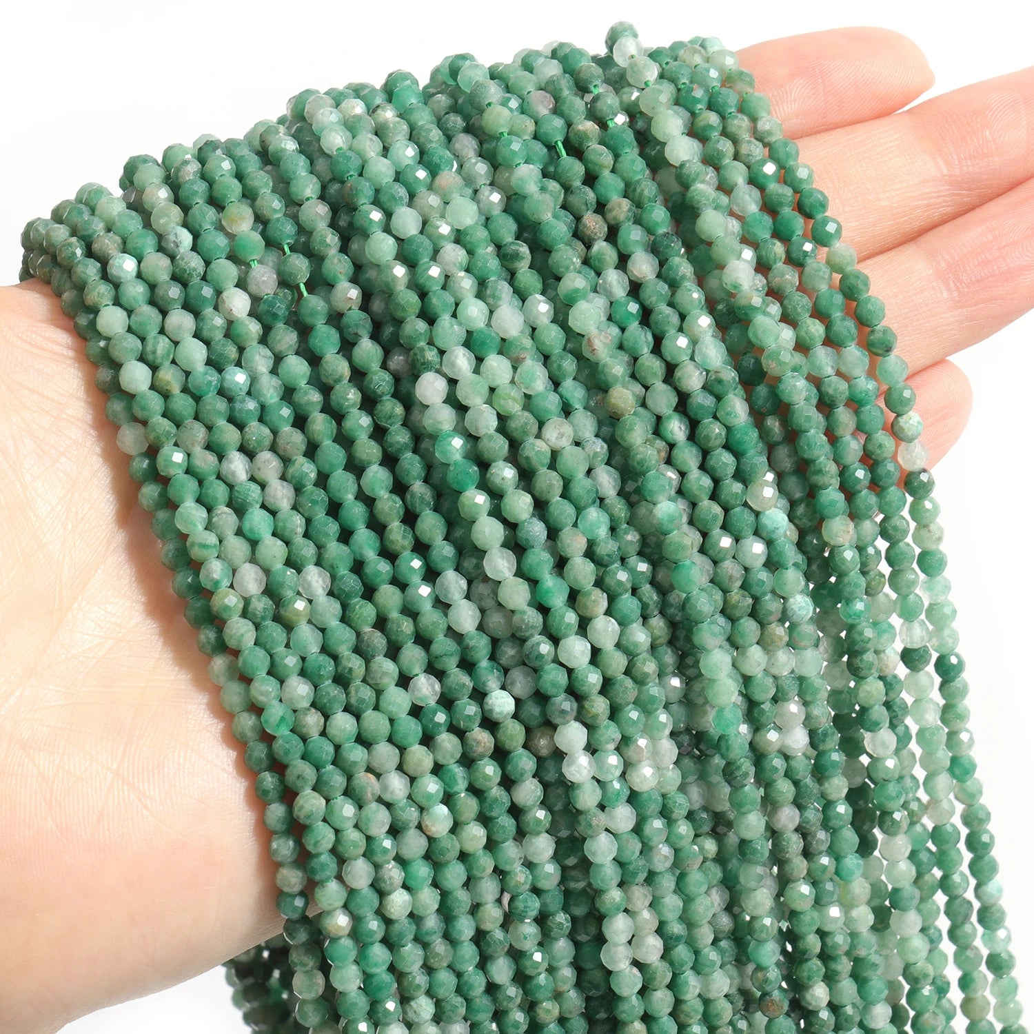 Faceted Natural Stone Beads  Amazonite Aquamarine Opal Labradorite & More For Jewelry Making 2 3 4mm