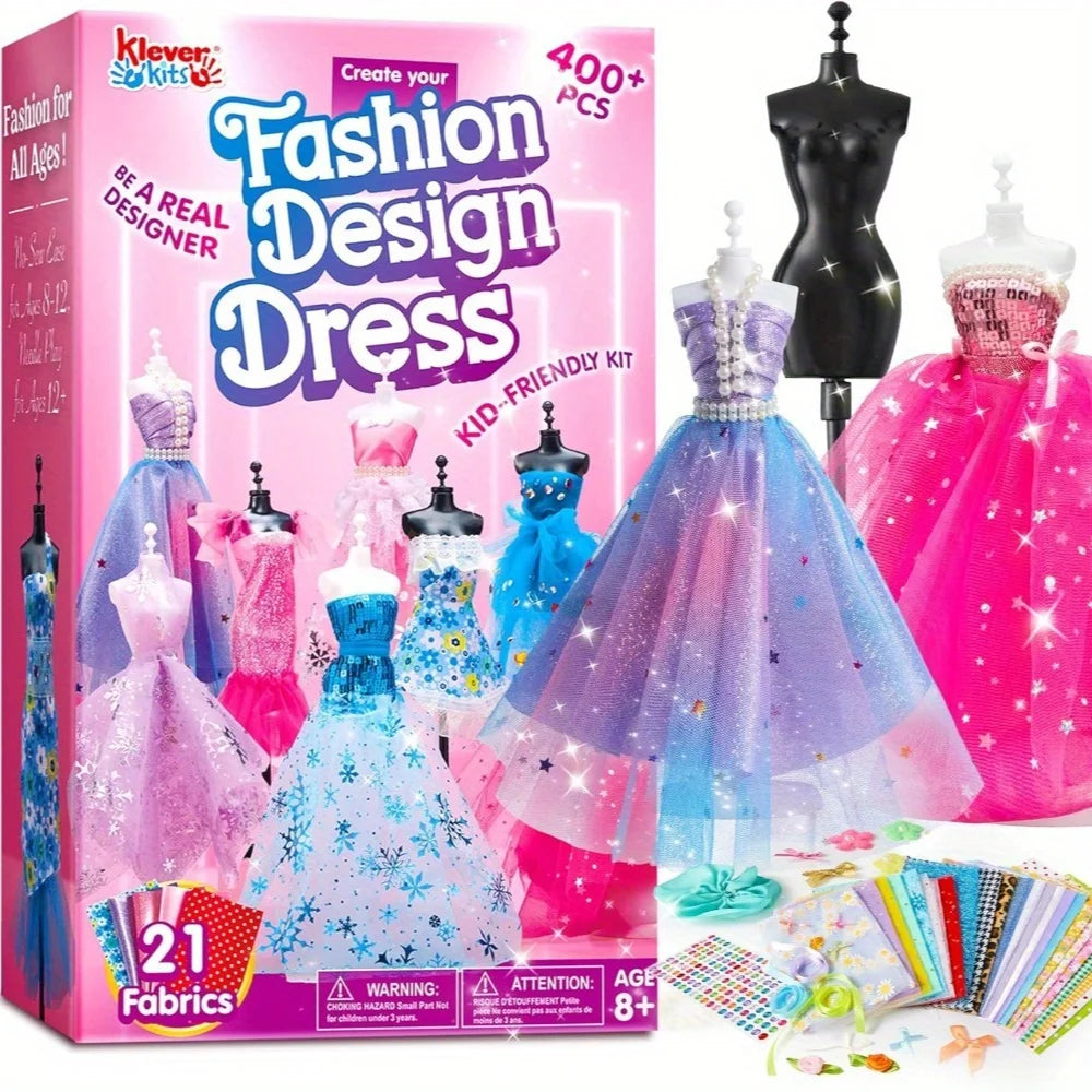A Future Designer's Dream!  400+PCS Fashion Design Kit