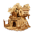 3D Wooden Puzzle Tree House With Light Assembly Model Kits
