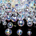 Vibrant Austrian Crystal Glass Beads 6-10mm Faceted Round  for Jewelry Making 30-50pcs