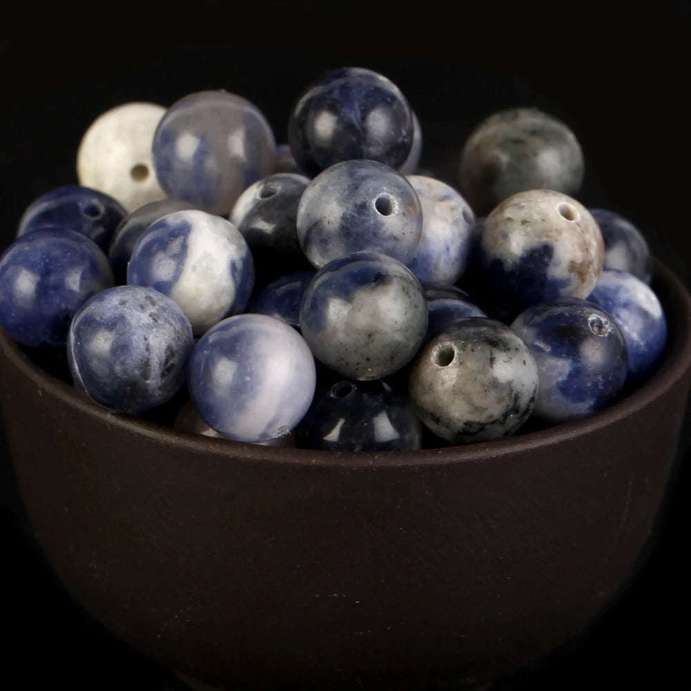 Natural Round  Stone Beads For Jewelry Making