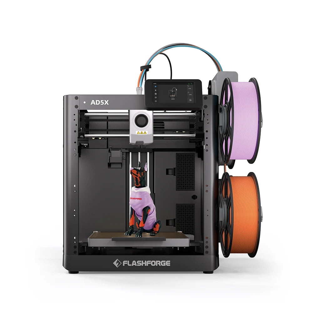 FLASHFORGE AD5X 3d Printer cv Printing Intelligent Filament System One-Click Auto Leveling Group Control