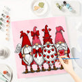 Adorable Gnomes ❤️  Paint By Numbers Kit