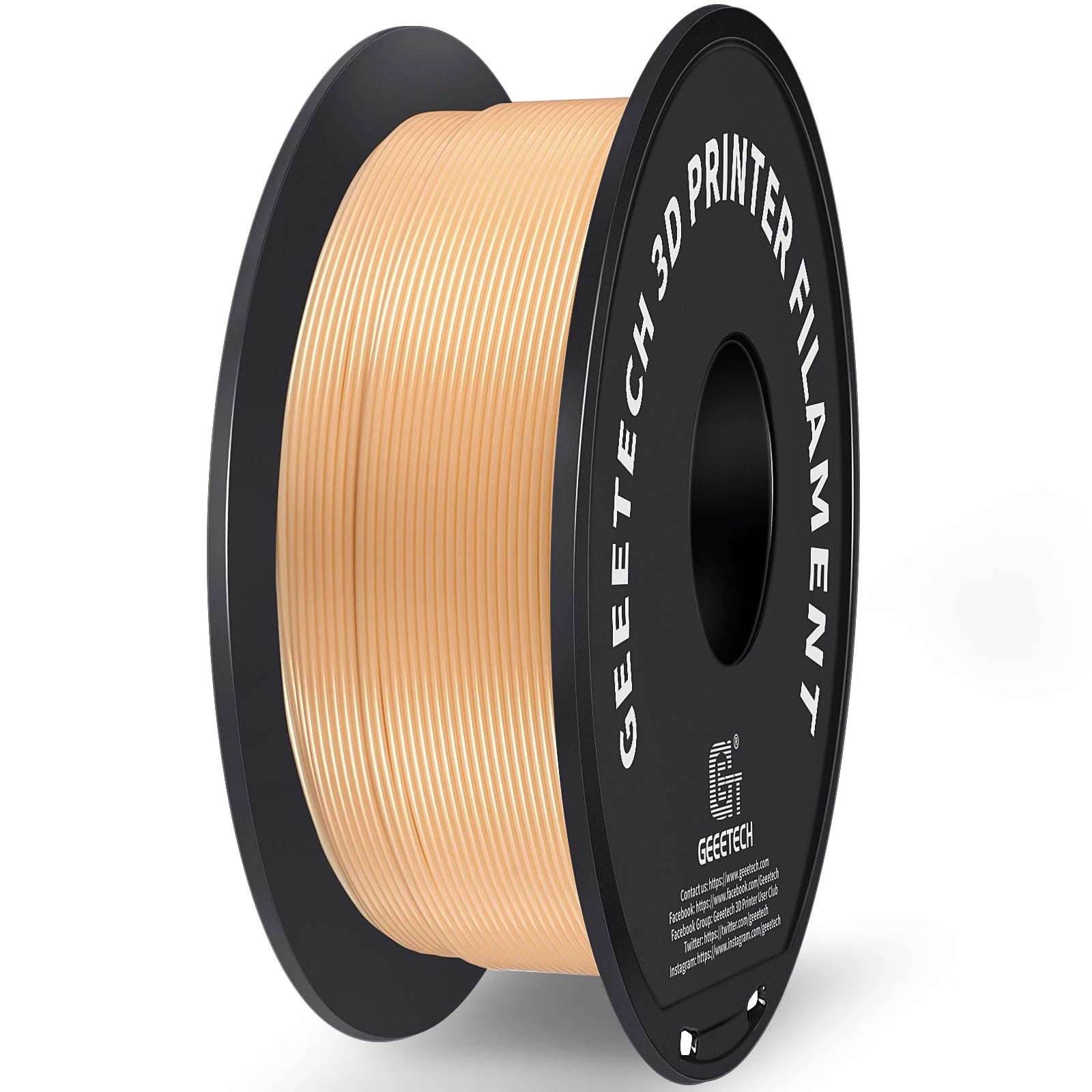 Geeetech 3d printer Filament PLA PETG Plastic 1kg 1.75mm,Tangle-Free,  wire materials, black, white, vacuum packaging