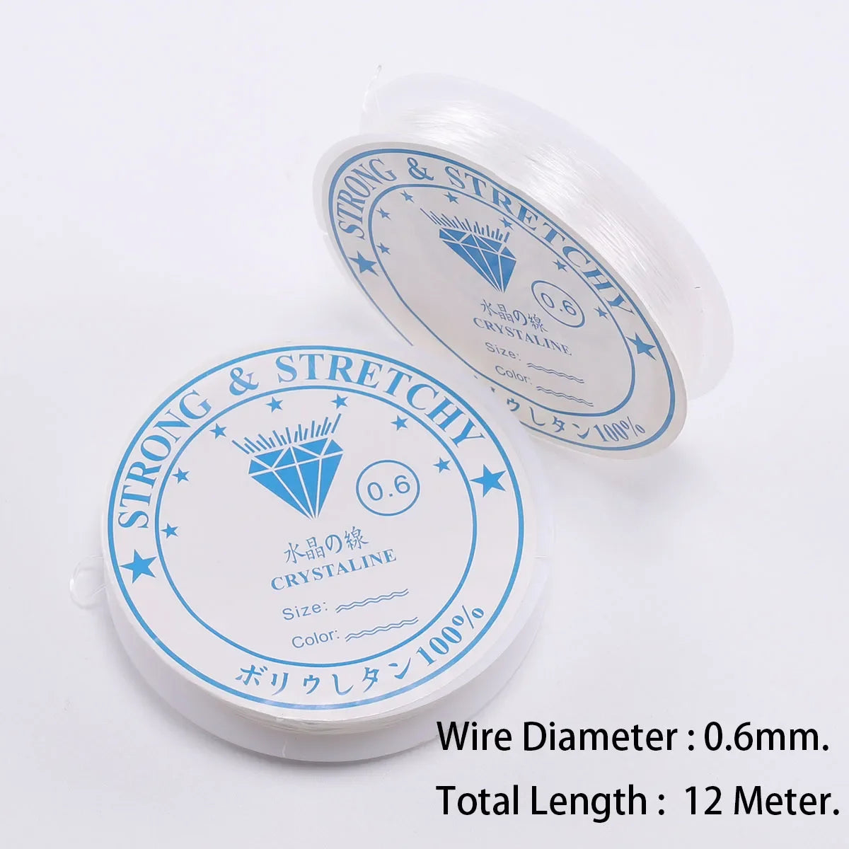 Transparent Elastic Stringing Crystal Line For Jewelry Making 0.4/0.5/0.6/0.7/0.8/1mm