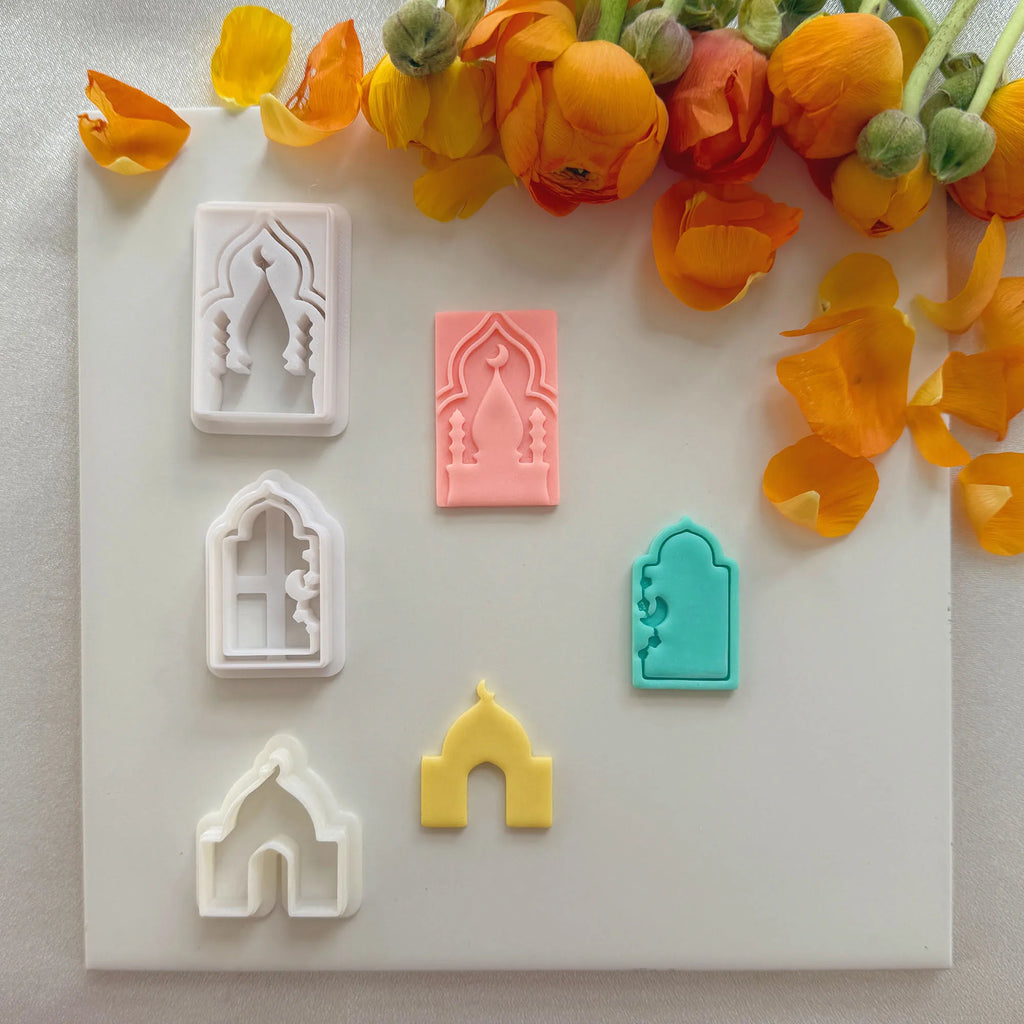 Arabesque Polymer Clay Cutter Islamic Temple Mosque Ramadan Arabian