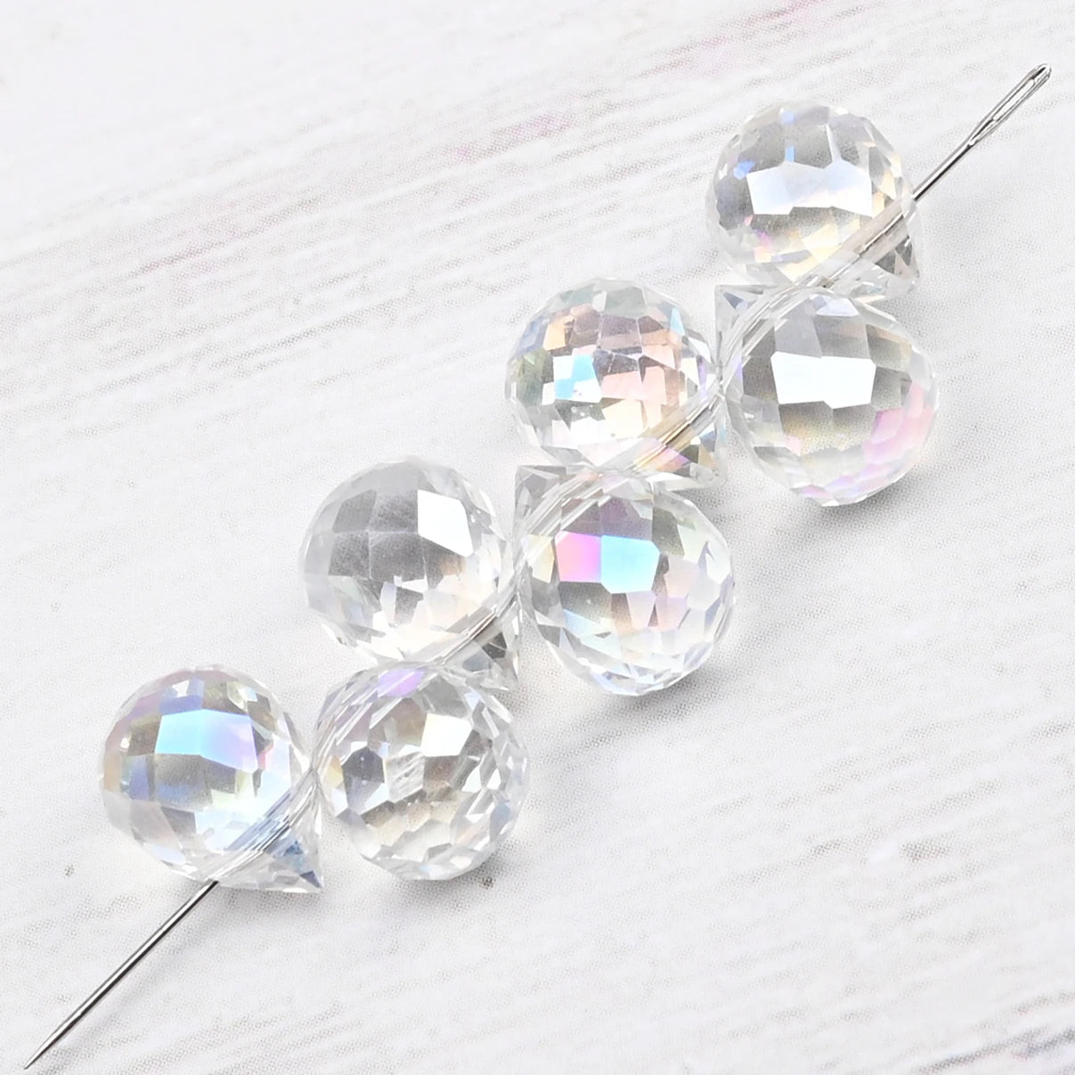 Beautiful Colors Czech Crystal Waterdrop Beads Faceted  for Jewelry Making 10x8mm 20 Pieces