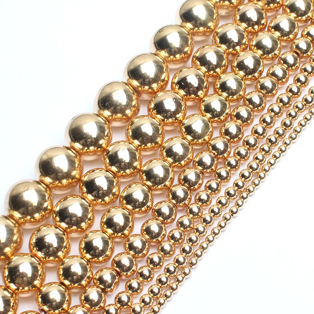AAA Natural Hematite Round Beads Necklaces & Bracelet  15"Strand 2/3/4/6/8/10/12MM