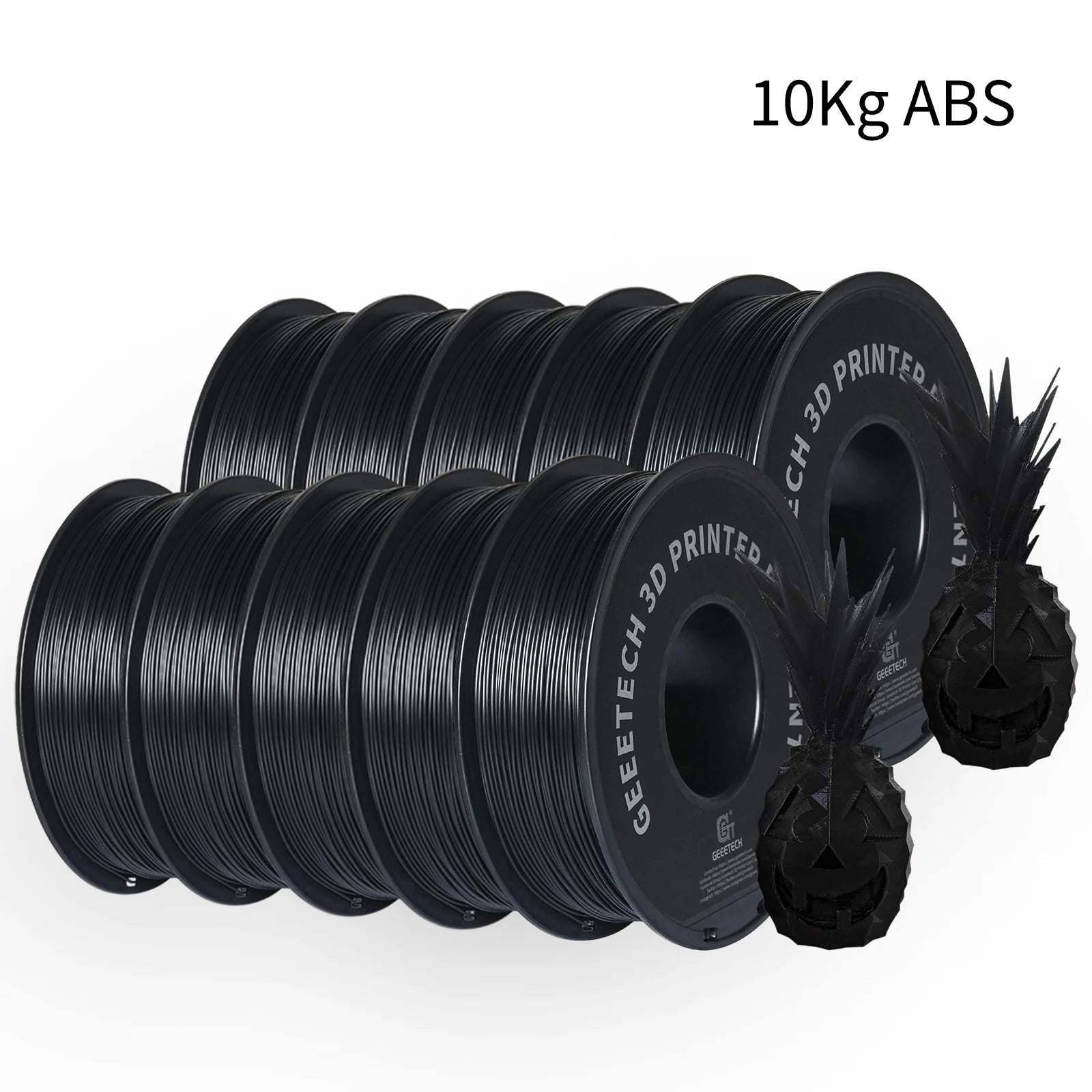 GEEETECH 10Kg In One Box Matte/PETG/Silk PLA/TPU/ABS 3D PLA Filament 1.75mm Spool Wire