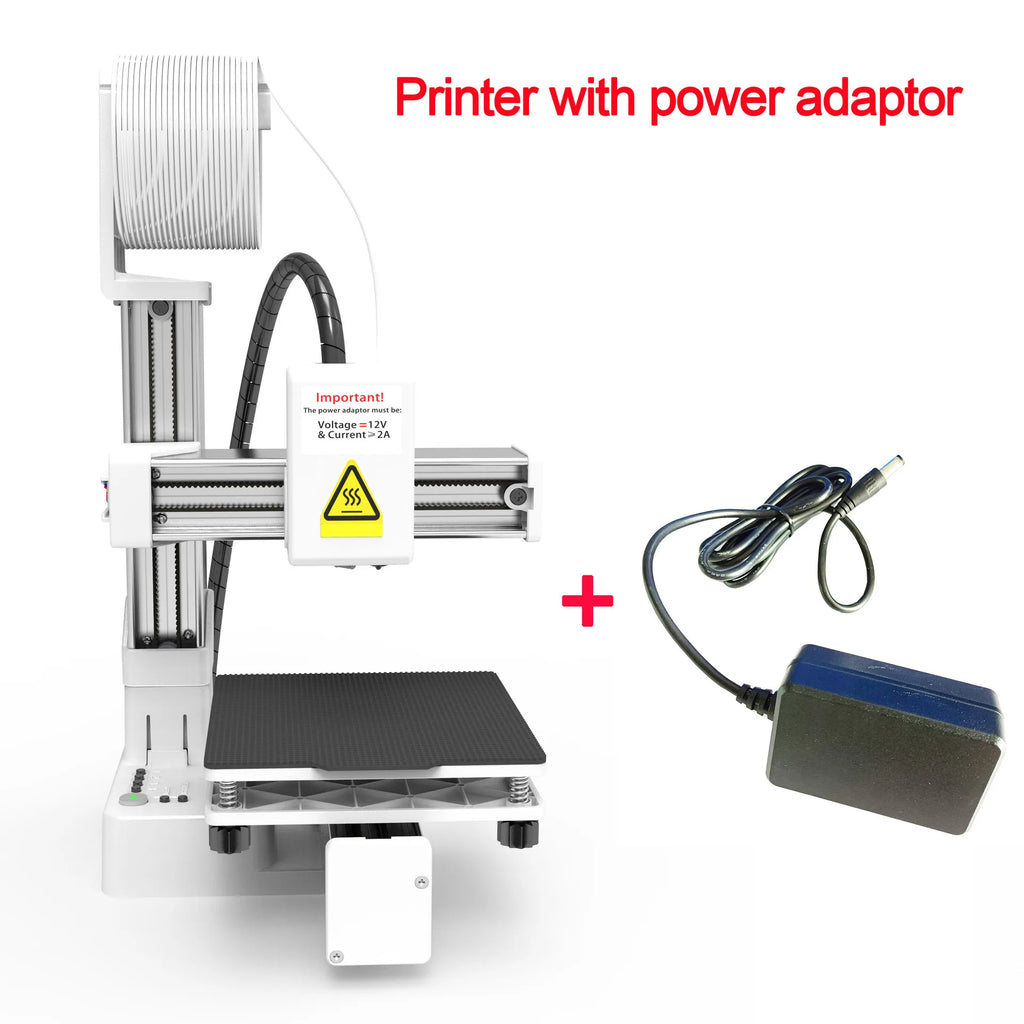 K10 Entry Level 3D Printer Mini Desktop Printing Machine Compatible with PLA TPU 1.75mm Filament Ideal for Kids Students Beginners  Printing Projects Compact Portable Design Easy to Operate Quiet Operation with One Key Printi
