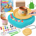 Hotfree Pottery Wheel for Kids with Clay Kit -  Kids Ages 6-12, Complete Pottery Kit with Air Dry Clay and Painting Tools,