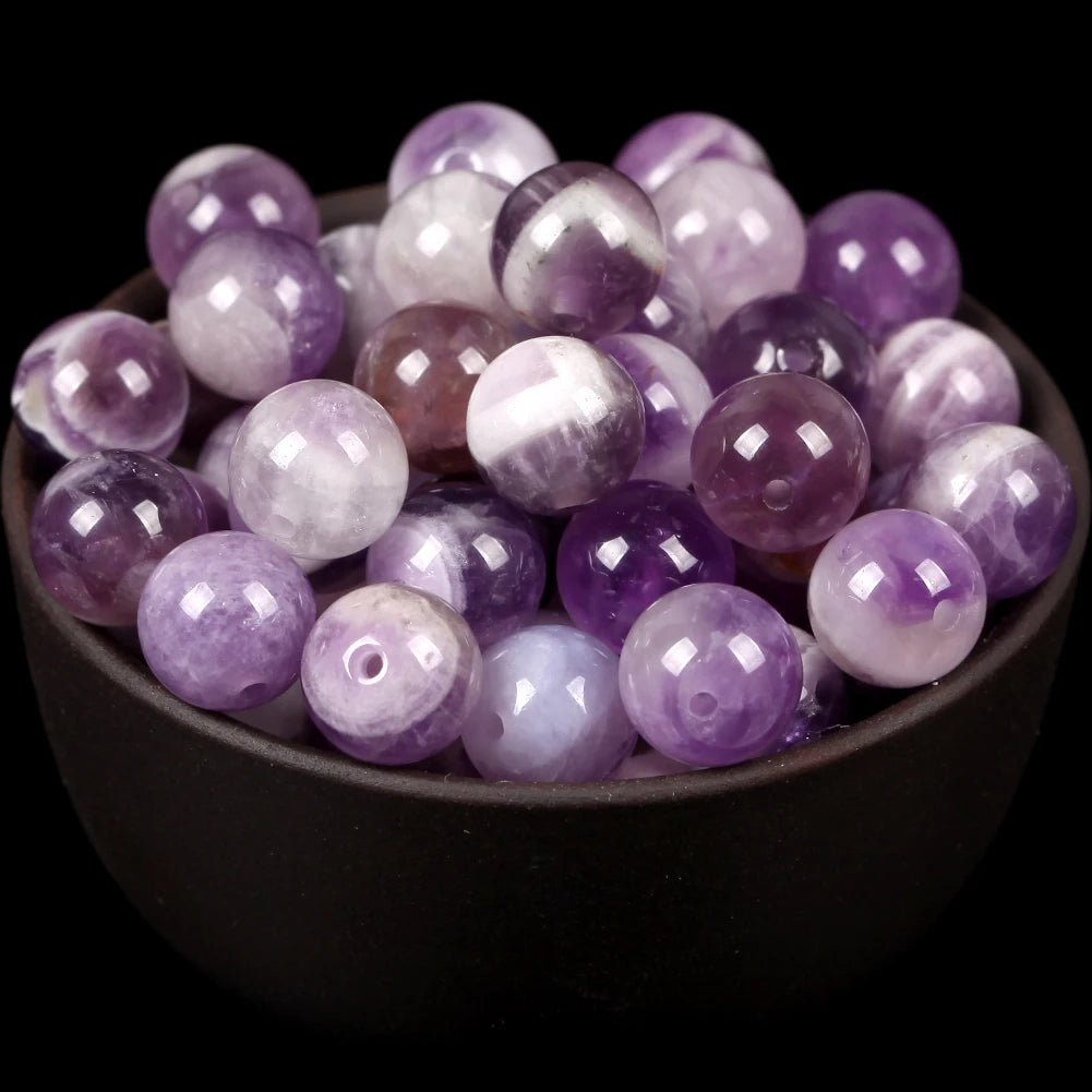 Natural Round  Stone Beads For Jewelry Making