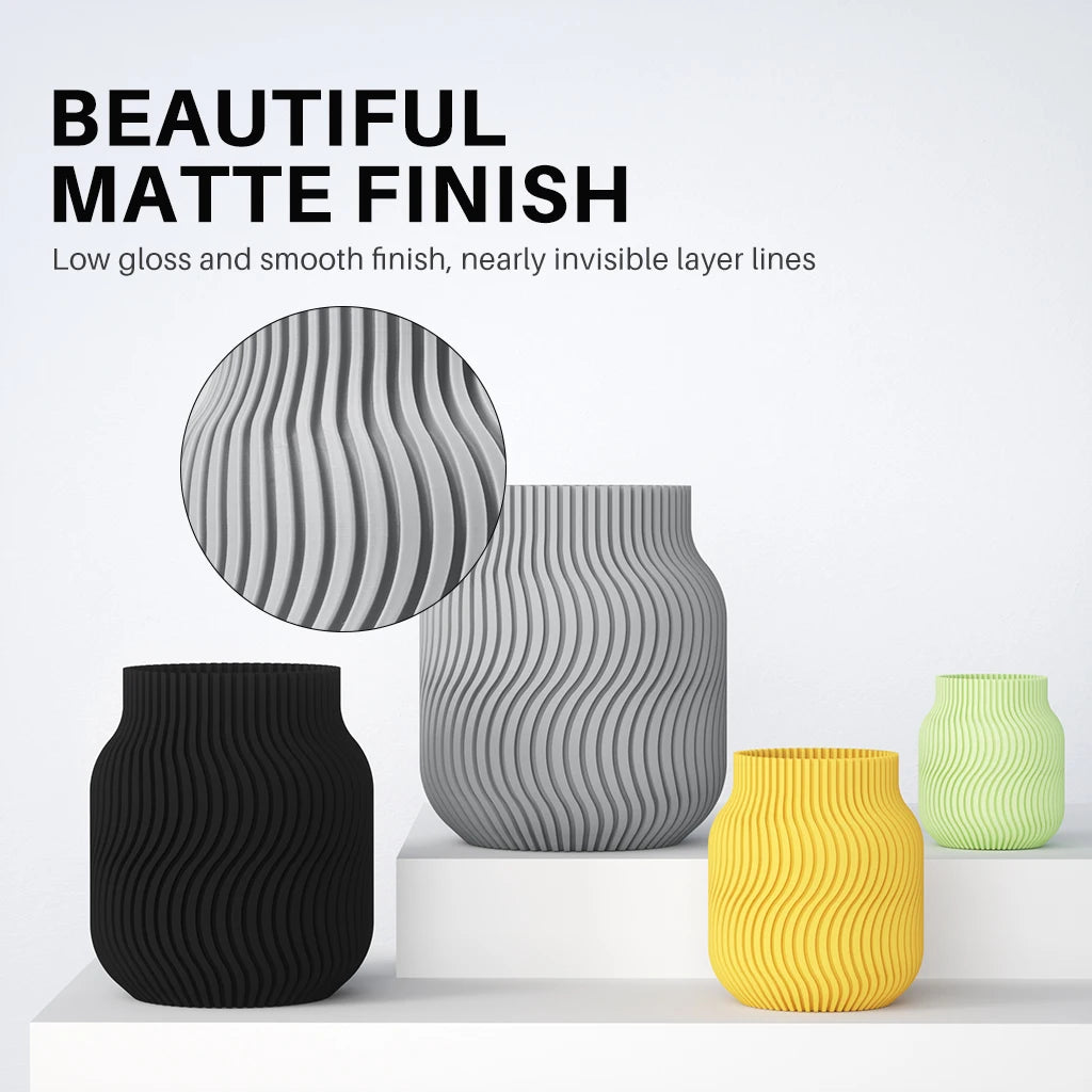 Matte Filament PLA 1KG for FDM 3D Printer PLA ELEGOO Dimensional Accuracy +/- 0.02mm